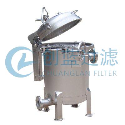 不銹鋼袋式過濾器，又稱保安過濾器的結(jié)構(gòu)介紹(圖1)